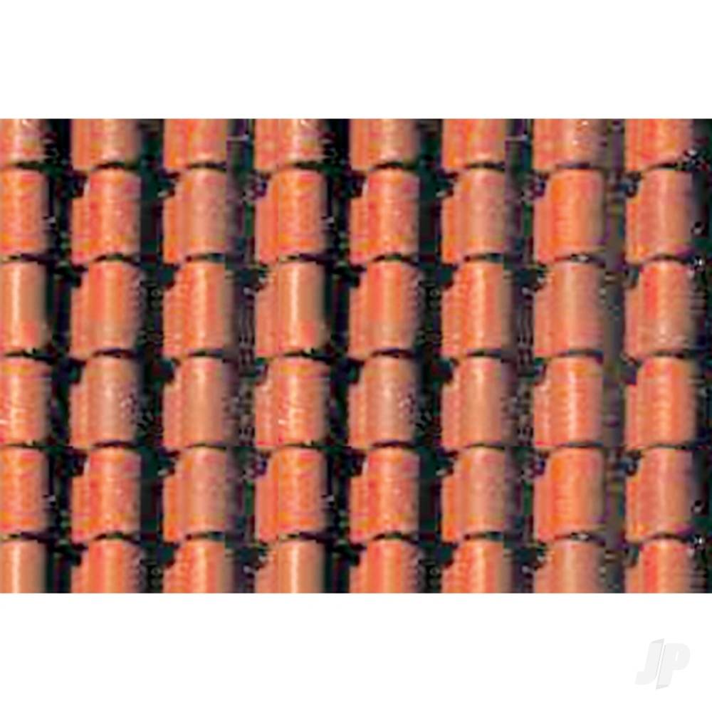 JTT Spanish Tile, 1:200, N-Scale, (2 per pack) JTT97433 1