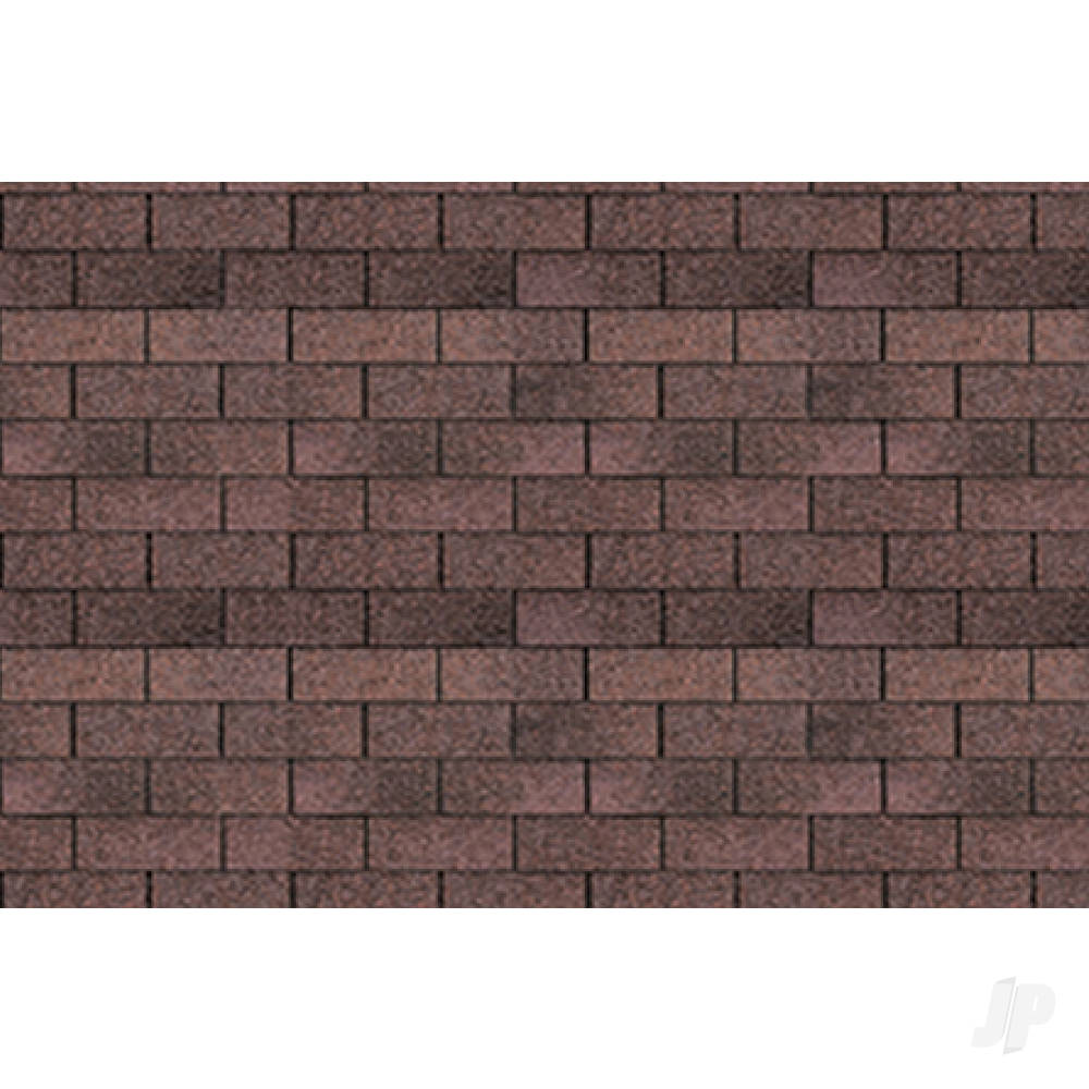 JTT Asphalt Shingle, 1:100, HO-Scale, (2 per pack) JTT97440 Main