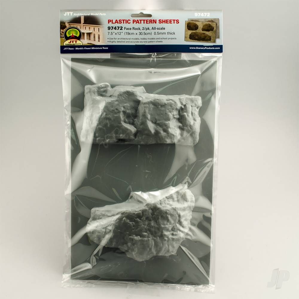 JTT Face Rock, All-Scale, (2 per pack) JTT97472 1