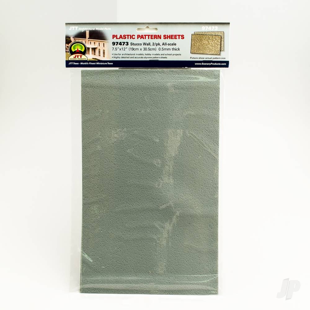 JTT Stucco Wall, N-Scale, (2 per pack) JTT97473 1