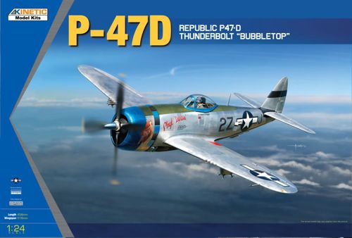 Kinetic Model Kits Republic P-47D Thunderbolt - K3207