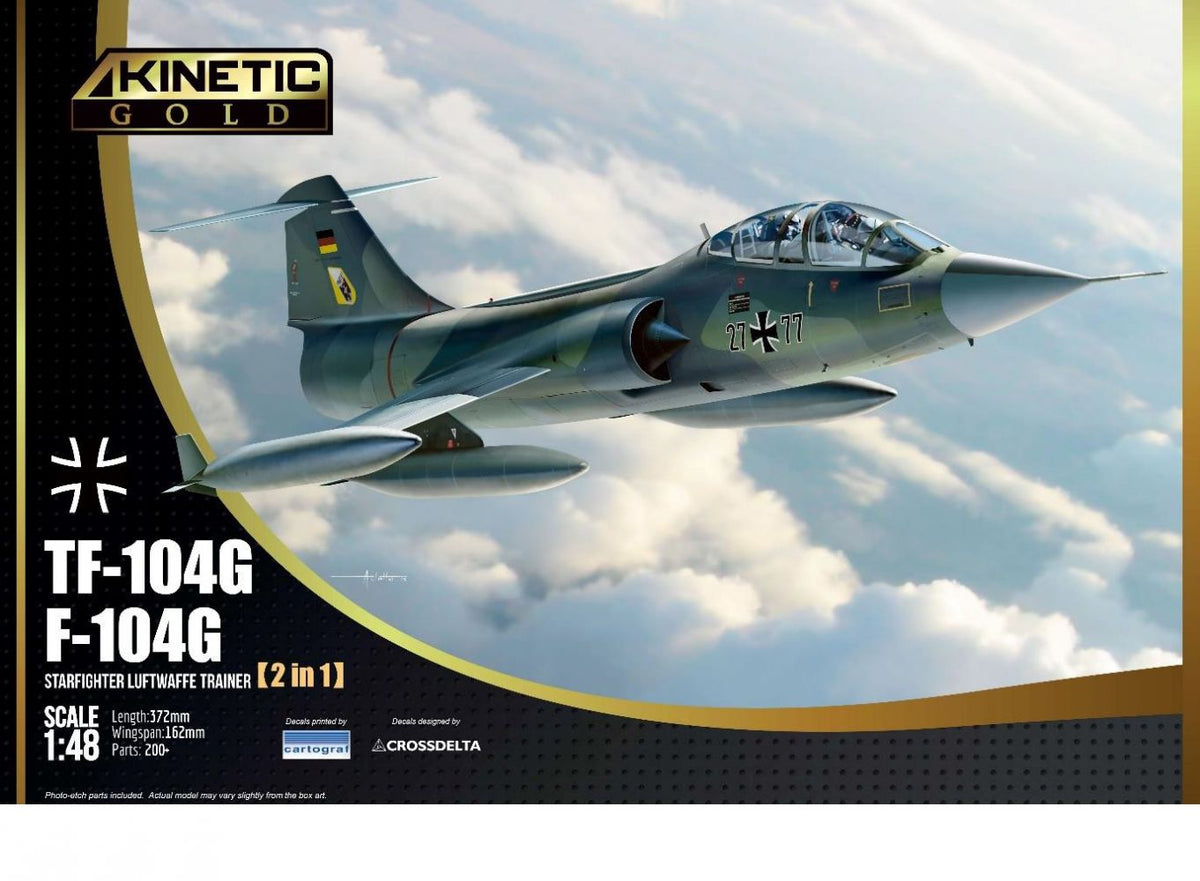 Kinetic Model Kits K48089 Lockheed TF-104G Starfighter