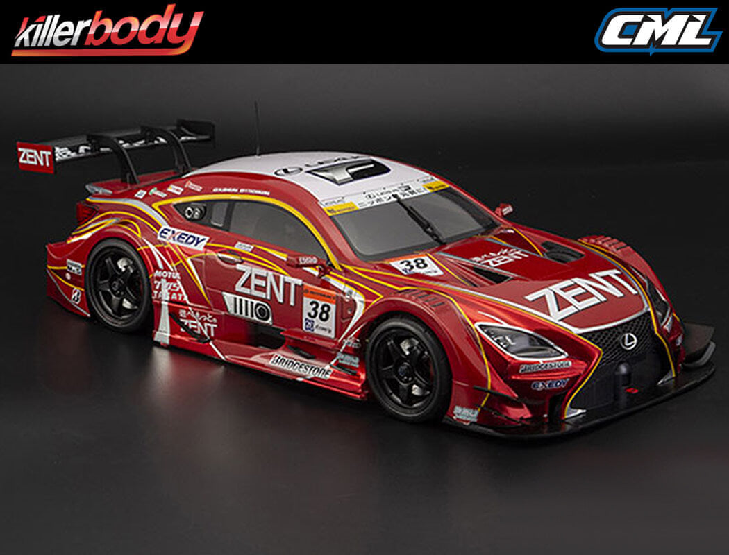 KILLERBODY ZENT CERUMO RC F CLEAR BODYSHELL 1/10TH KB48773