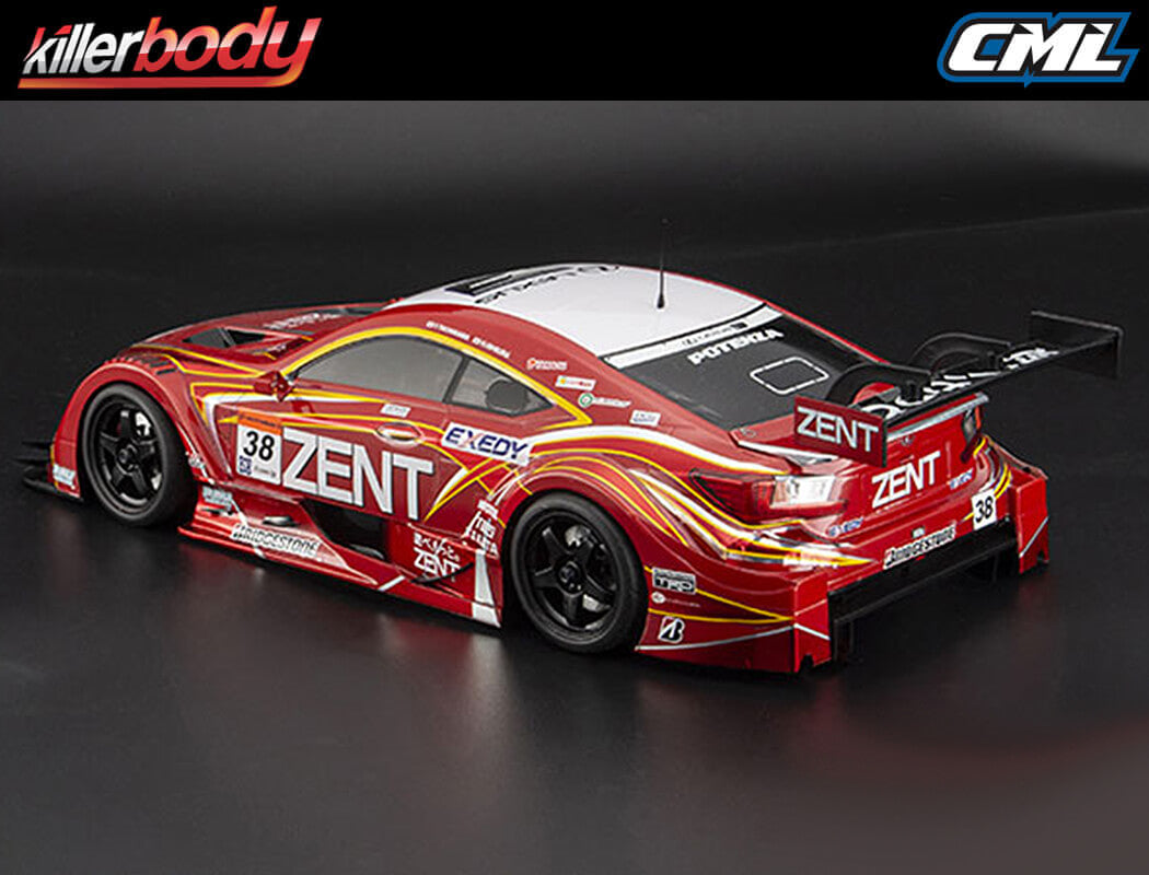 KILLERBODY ZENT CERUMO RC F CLEAR BODYSHELL 1/10TH KB48773