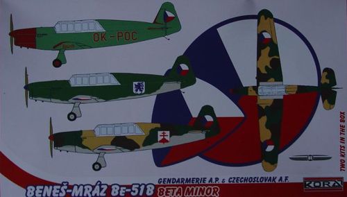 Benes-Mraz Be-51B - military (2 resin kits)