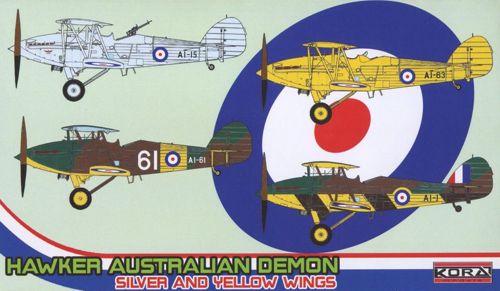 Hawker Demon Australian Silver and Yellow wings