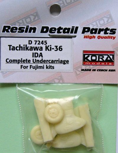 Tachikawa Ki-36 IDA Undercarriage (designed to be used with Fujimi kits)