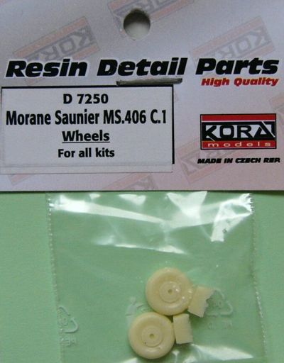 Morane-Saulnier MS.406C1 wheels (designed to be used with all kits)