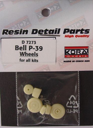 Wheels for Bell P-39 (designed to be used with all kits)