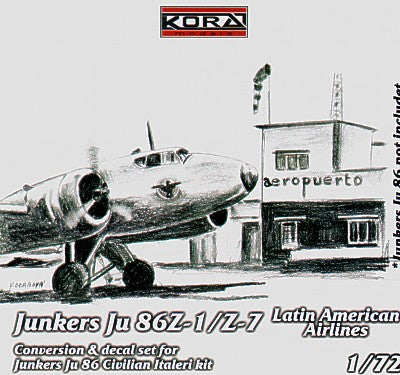 Junkers Ju-86Z-1/Z-7 Latin American Airlines (designed to be used with Italeri kits)