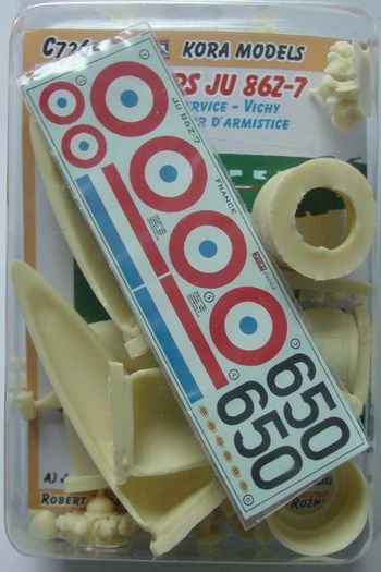 Junkers Ju-86Z-7 French service Vichy Conversion set (designed to be used with Italeri kits)
