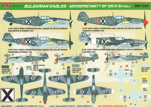 Messerschmitt Bf-109G-6 Strela (Bulgarian Service)