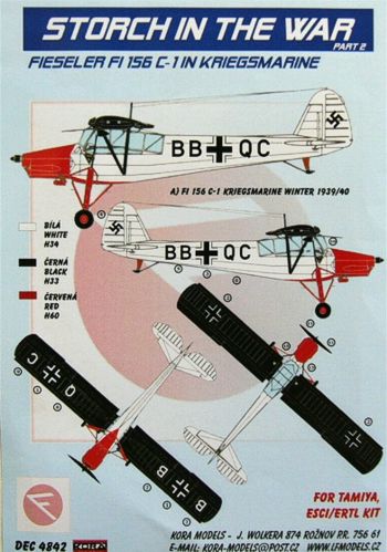Fieseler Fi-156C-1 'Storch' in Kriegsmarine