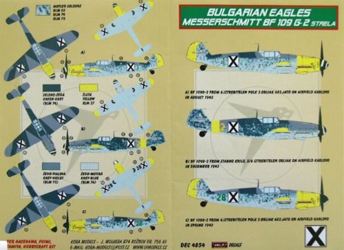 Messerschmitt Bf-109G-2 Strela Bulgarian Air Force