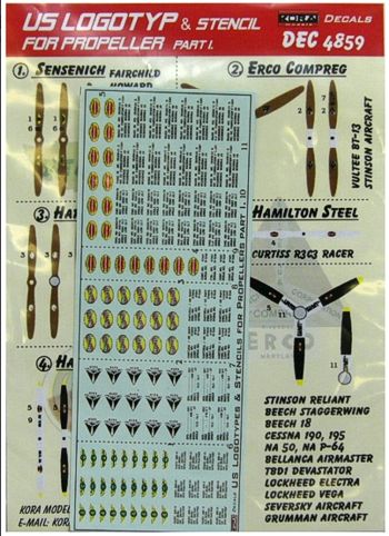 U.S. WWII propeller manufacturer logo's and stencils Part I