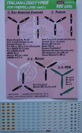 Italian propeller manufacturer logo's Part 1