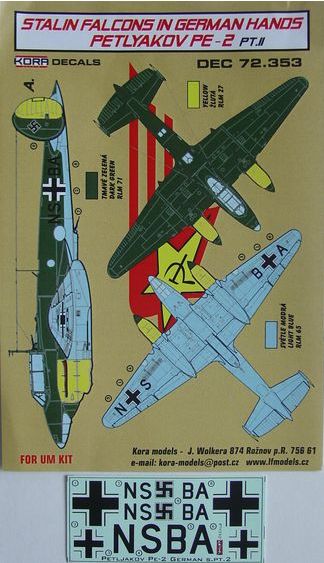 Petlyakov Pe-2 in German Hands (UMM) Part II