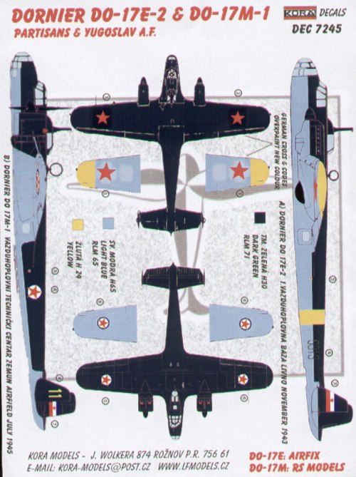 Dornier Do-17E and Dornier Do-17M-1