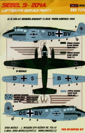 Siebel Si-204A Luftwaffe part 1