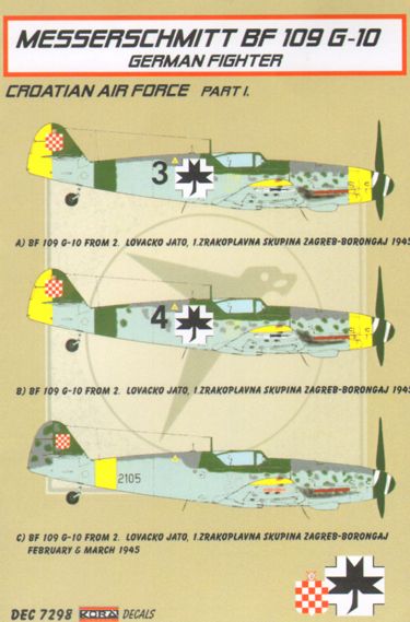 Messerschmitt Bf-109G-10 Croatian Air Force Part 1