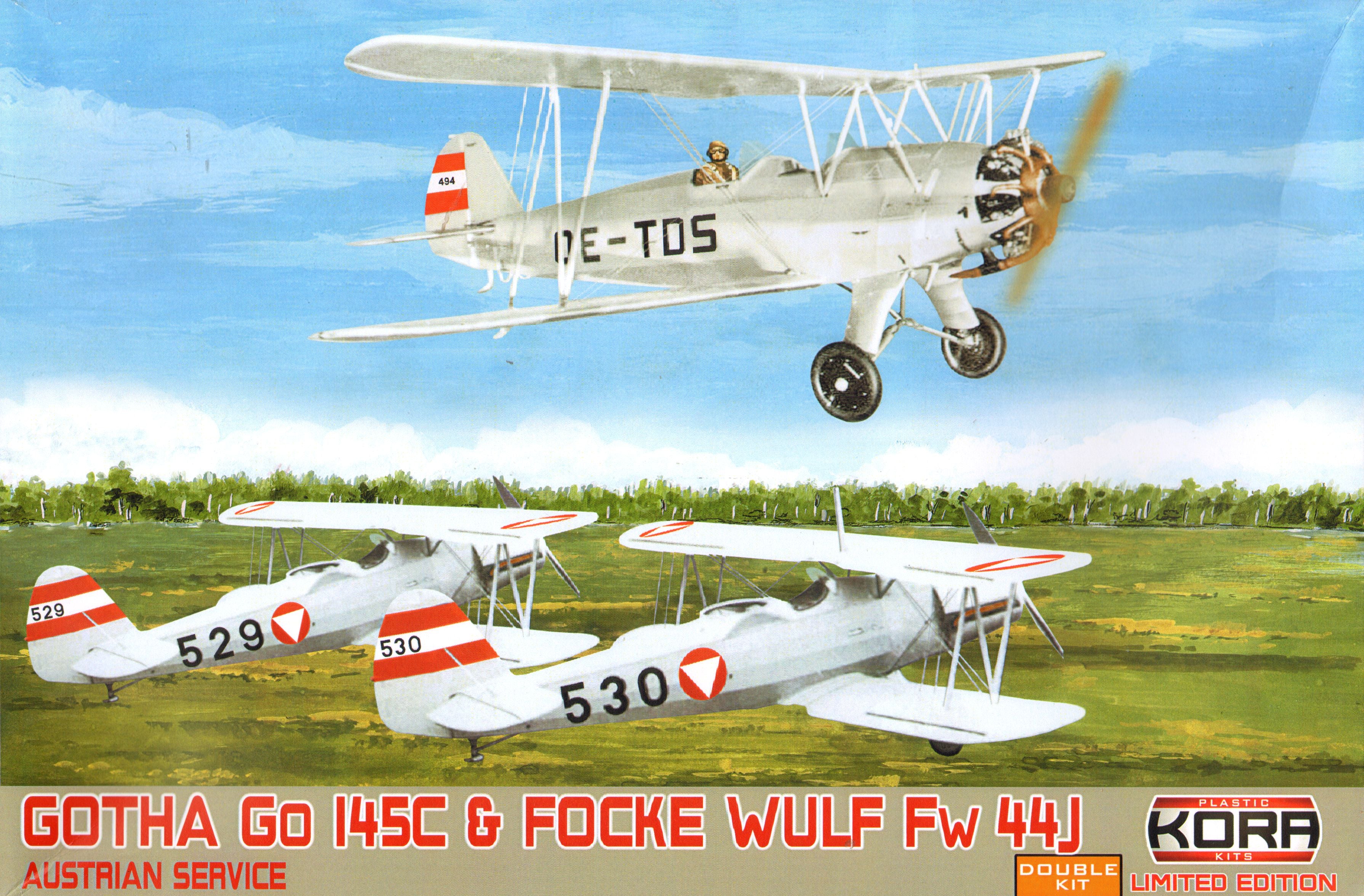 Gotha Go-145A & Focke-Wulf Fw-44J Austrian Service (2-in-1)