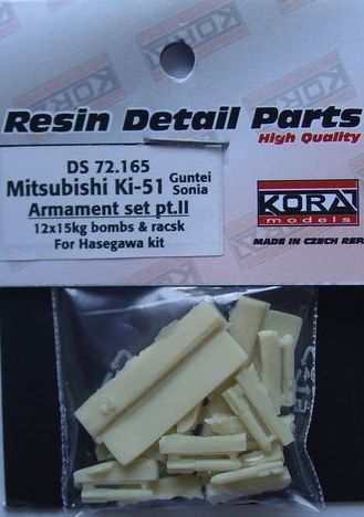 Mitsubishi Ki-51 Guntei/Sonia - Armament II. (designed to be used with Hasegawa kits)