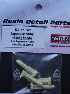 Japanese Army 4x 50kg bombs (WWII)