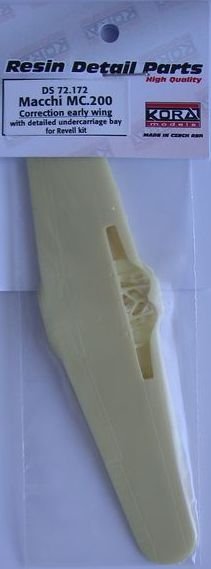 Macchi C.200 Correction early wing (designed to be used with Revell kits)