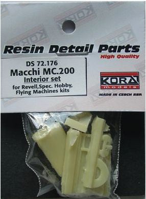 Macchi C.200 Interior set (designed to be used with Revell and Special Hobby and Flying Machine kits)