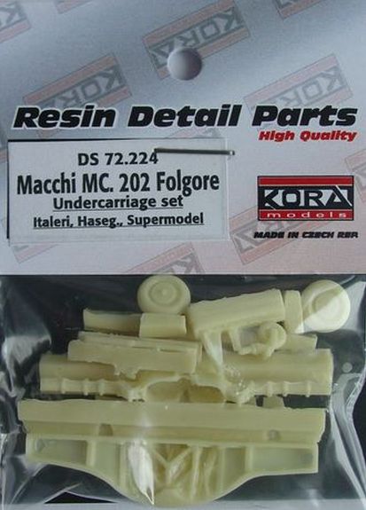 Macchi C.202 'Folgore' Undercariage set (designed to be used with Hasegawa, Hobby 2000, Italeri and Supermodel kits)