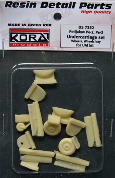 Petlyakov Pe-2/Pe-3 - Undercarriage Set (designed to be used with Unimodel kits)