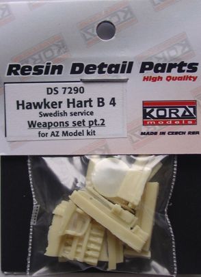 Hawker Hart B4 Swedish Weapons set II.