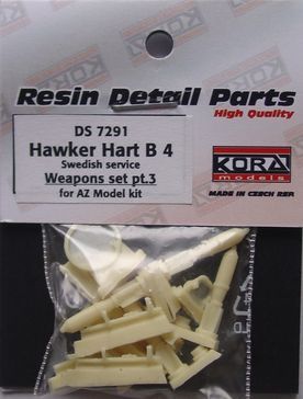 Hawker Hart B4 Swedish - Weapons set III