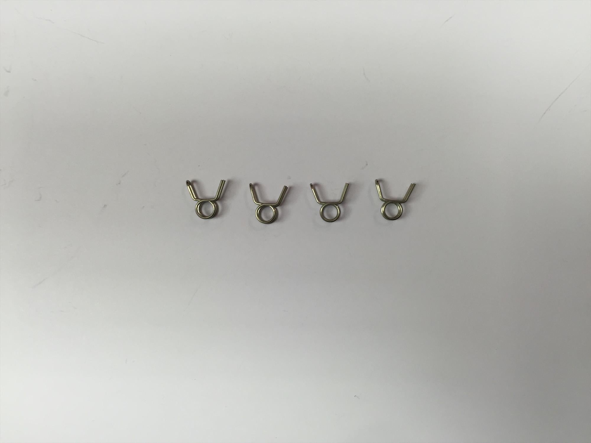 Fuel Tubing Clips 4.5mm diameter (Pk4)