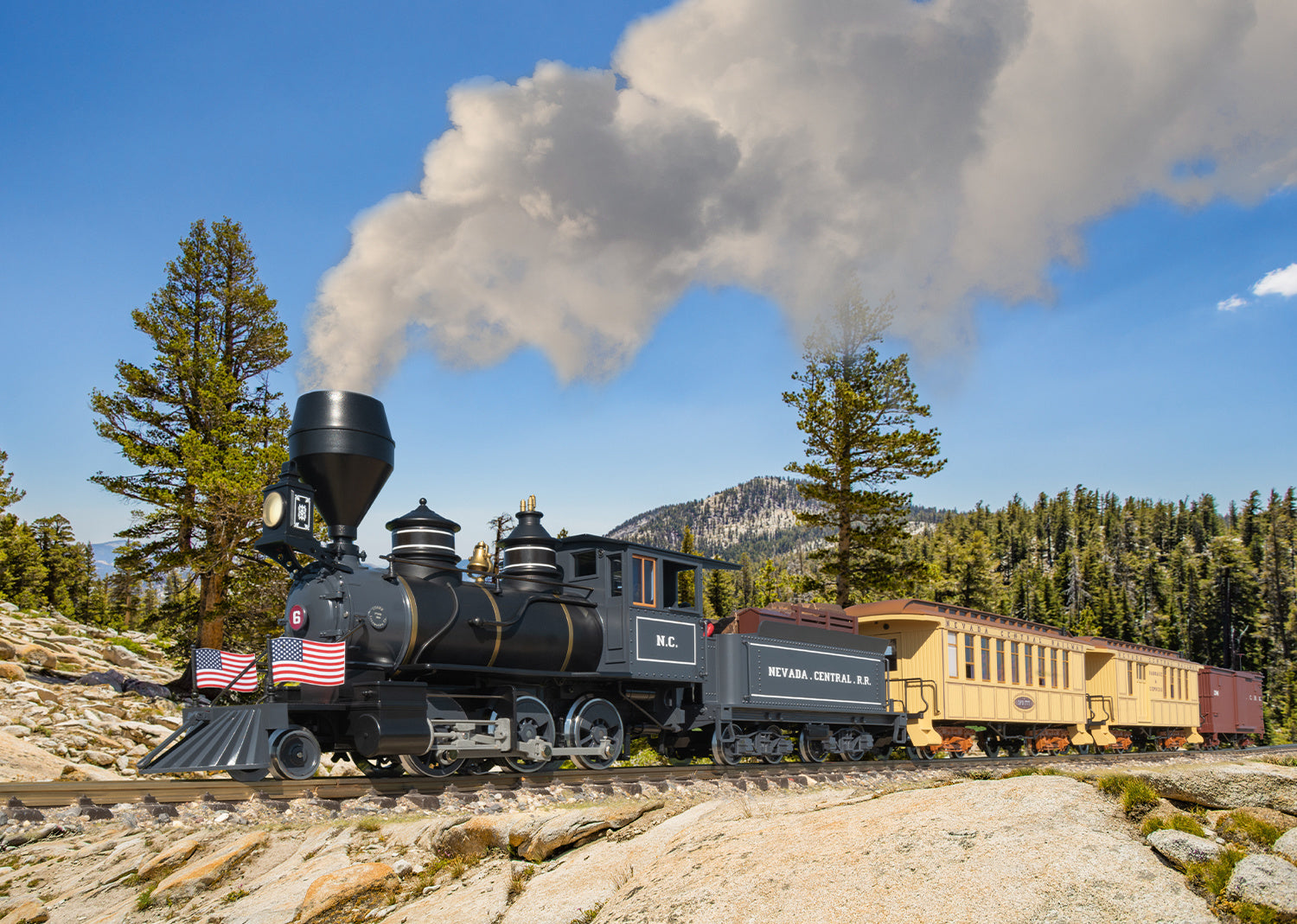 LGB G Gauge NC RR Mogul Steam Locomotive L20284