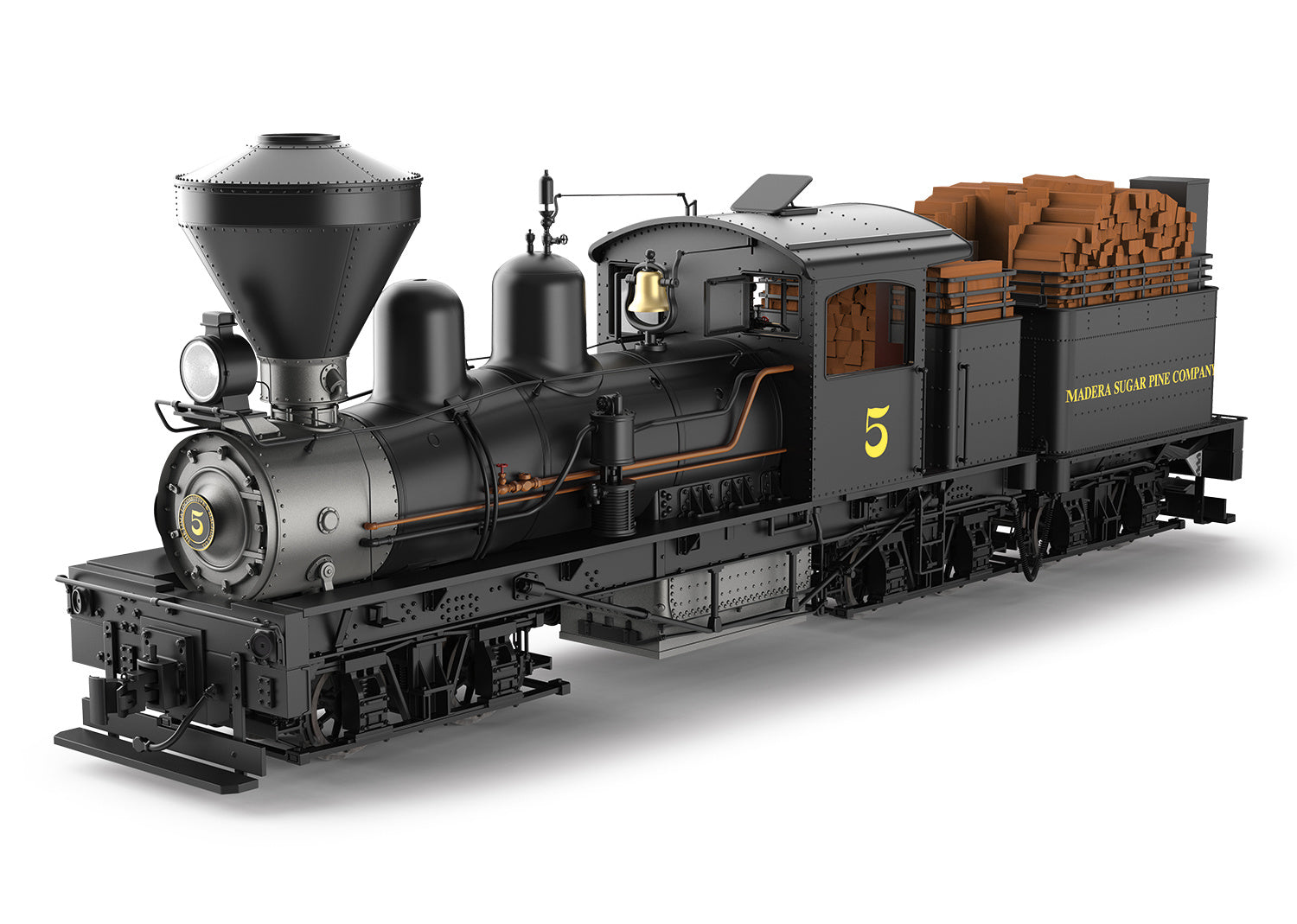LGB MSP RR Steam Loco Shay Nr. 5 Ep. II L26703