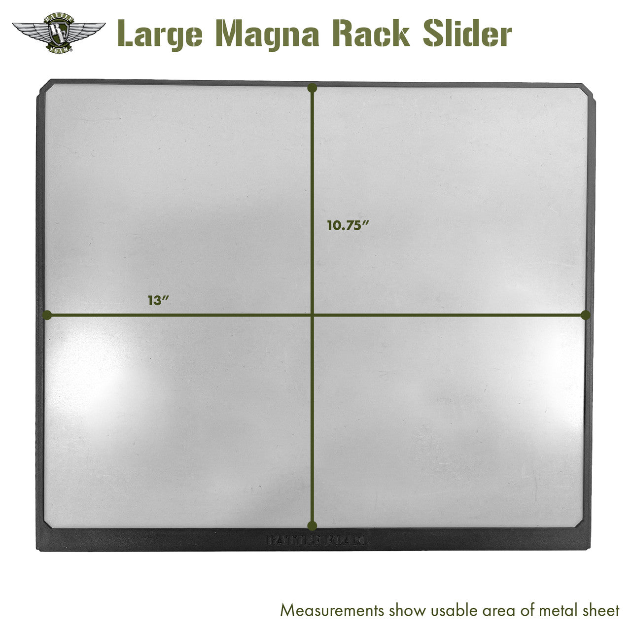 Battle Foam Large Individual Magna Rack Slider Tray BF-MIS-LMRST