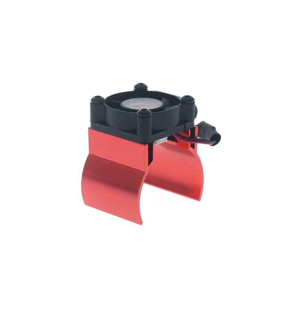 Motor Clip on Heatsink w/Temp Sensor Red w/Fan 36mm
