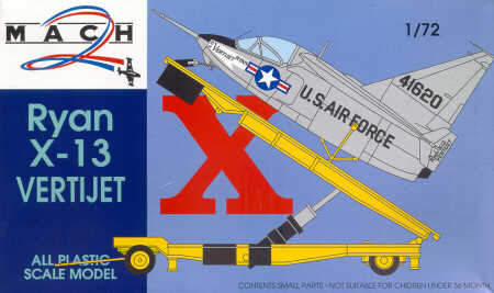 Ryan X-13 vertijet and launch trailer
