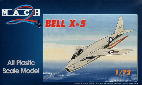 Bell X-5 Includes swept and straight wings