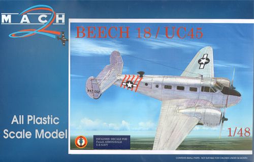 Beechcraft 18 UC45 / SNB5 (Includes decals for French Aeroavale, U.S.Navy)