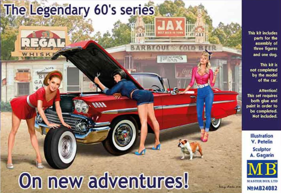 Masterbox 1:24 - Legendary 60's, On new Adventures!