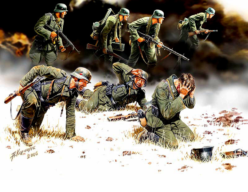 Masterbox 1:35 - German Panzergrenadiers (7 Figs)