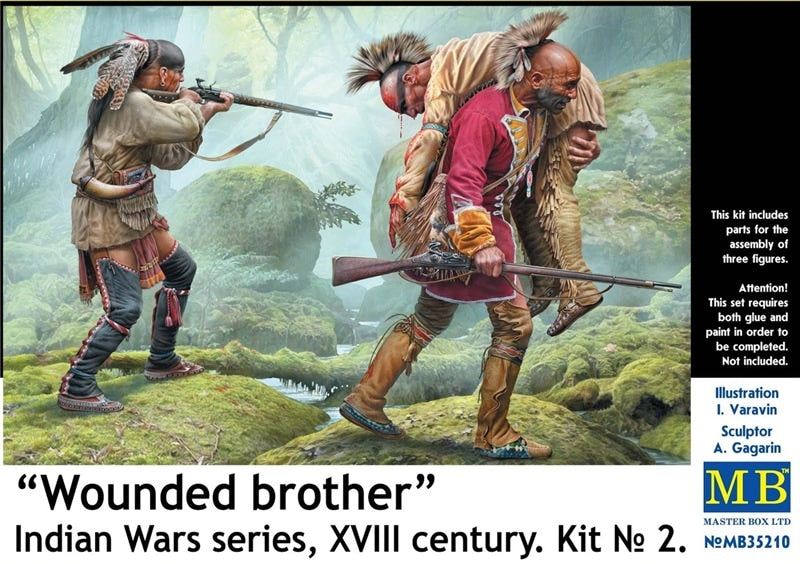 Masterbox 1:35 - 'Wounded Brother' Indian War Series