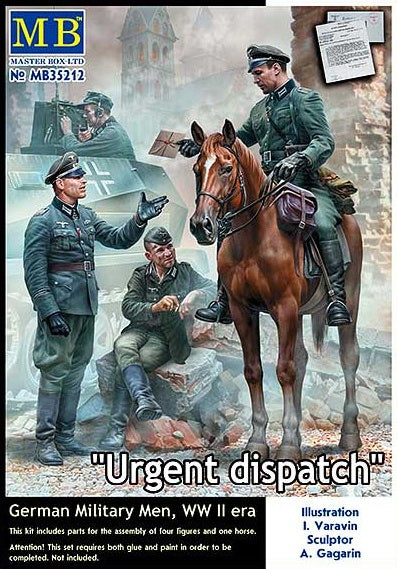 Masterbox 1:35 - WWII Urgent Dispatch. German Military Men