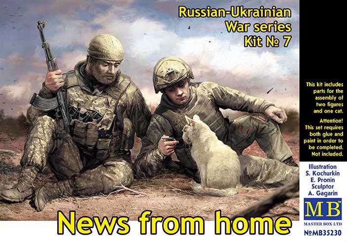 Masterbox 1:35 - Kit No.7 News from Home  (UKR-RUS War)