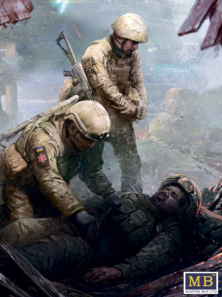 Masterbox 1:35 - Kit No.8 Ukrainian Medics (UKR-RUS War)