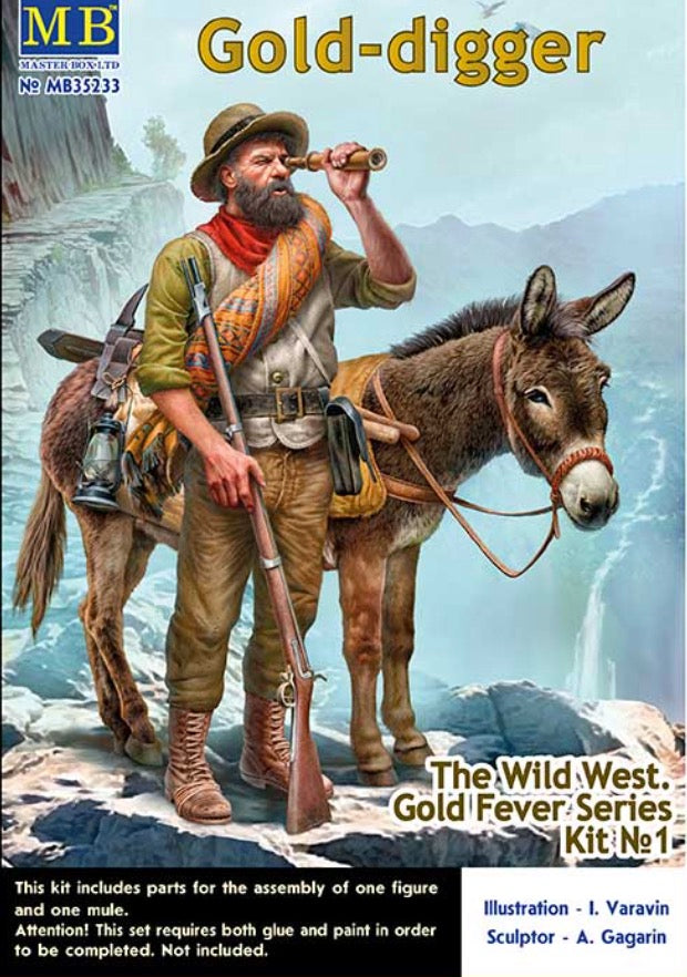 Masterbox 1:35 - Wild West, Gold Fever NO.1 Gold Digger