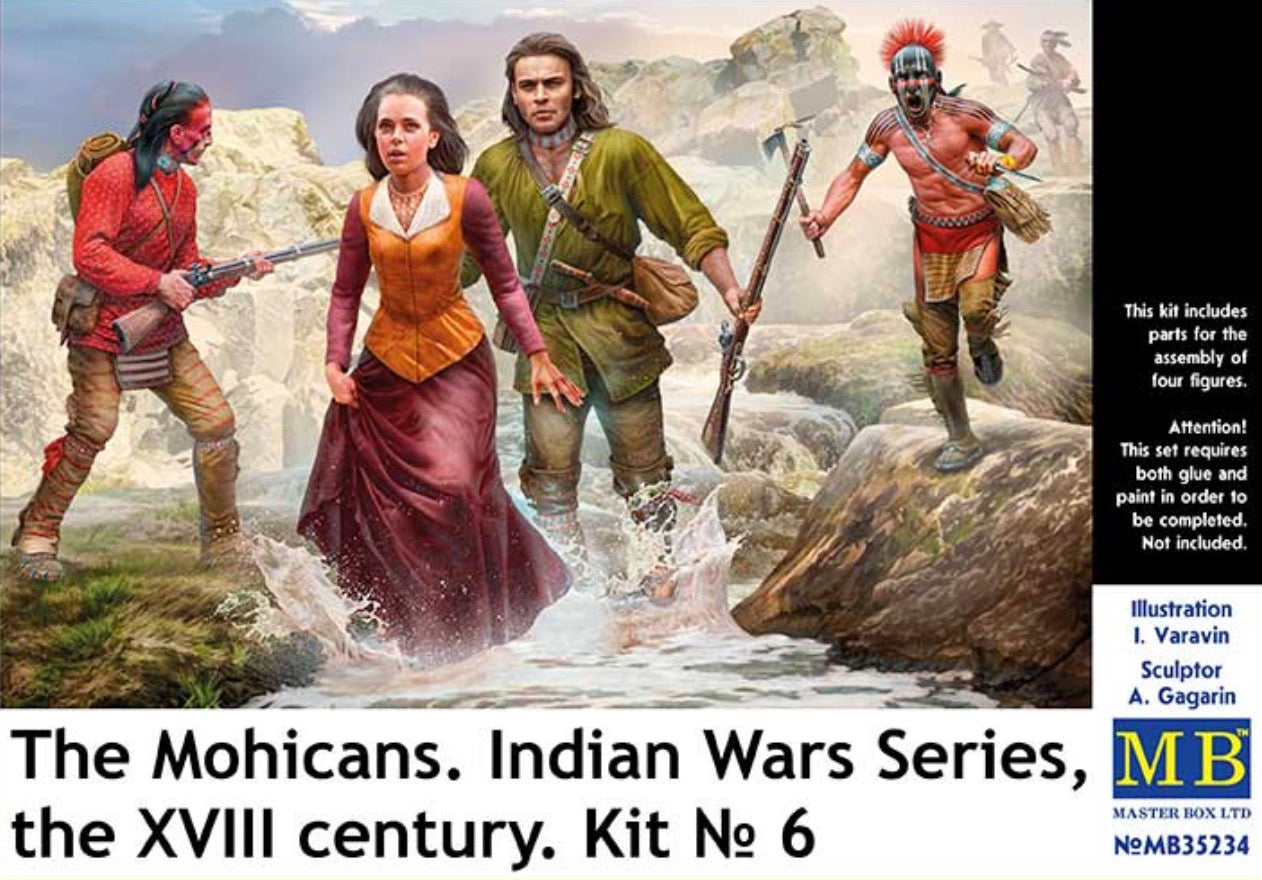 Masterbox 1:35 - The Mohicans, Indian War Series, No.6
