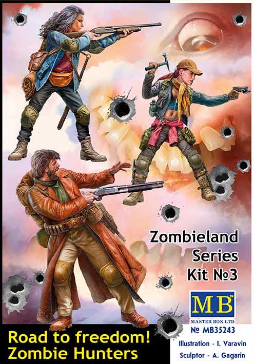 Masterbox 1:35 - Zombieland, Kit No. 3. Zombie Hunters